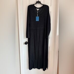 Market & Spruce Black Long Sleeve Sweater Dress - NWT